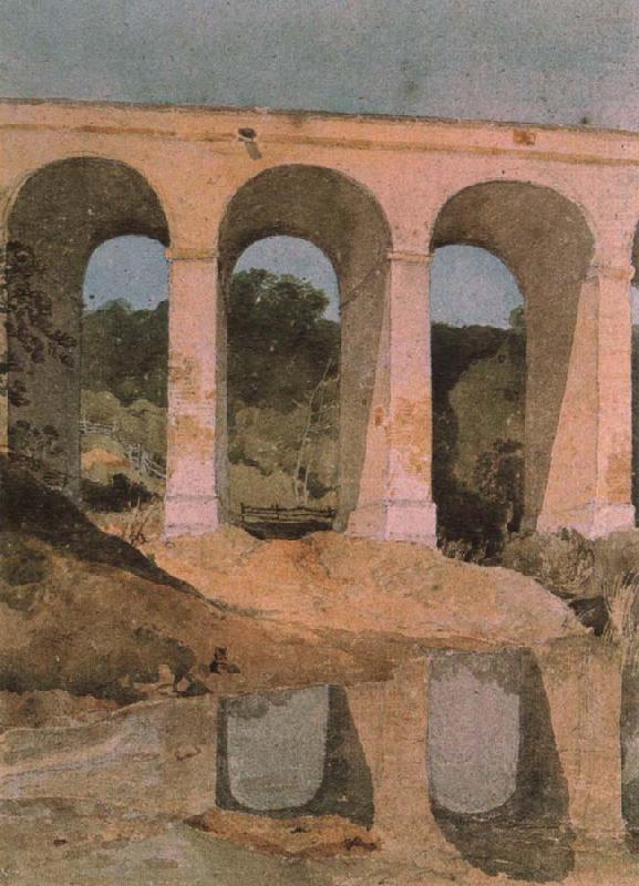 John sell cotman chirk aqueduct china oil painting image